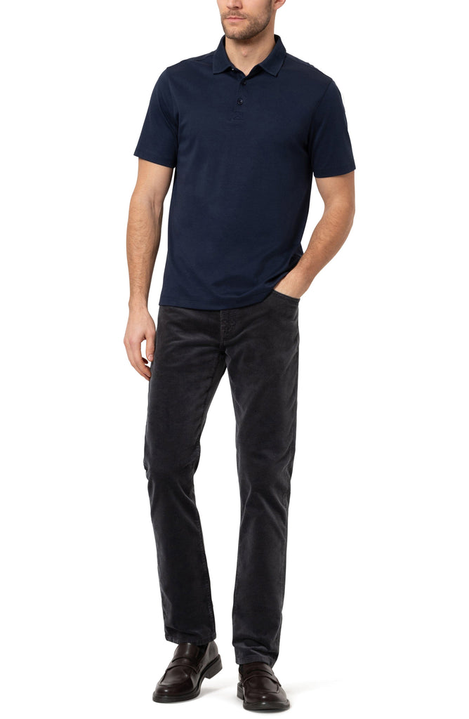 34 Heritage 5-Pockets Courage Straight Leg in Charcoal Corduroy