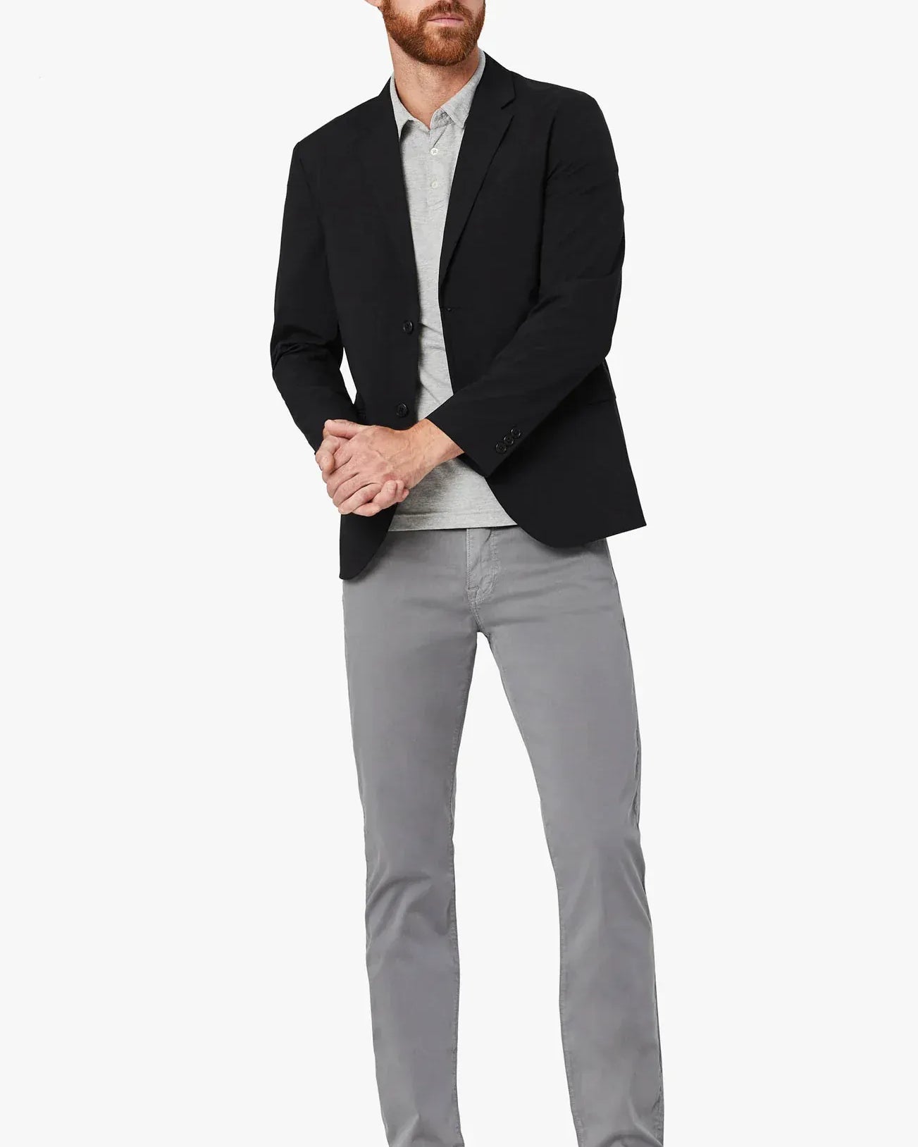 34 Heritage 5-Pockets Courage Straight Leg In Shark Twill