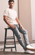 34 Heritage 5-Pockets Courage Straight Leg In Shark Twill