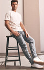 34 Heritage 5-Pockets Courage Straight Leg In Shark Twill
