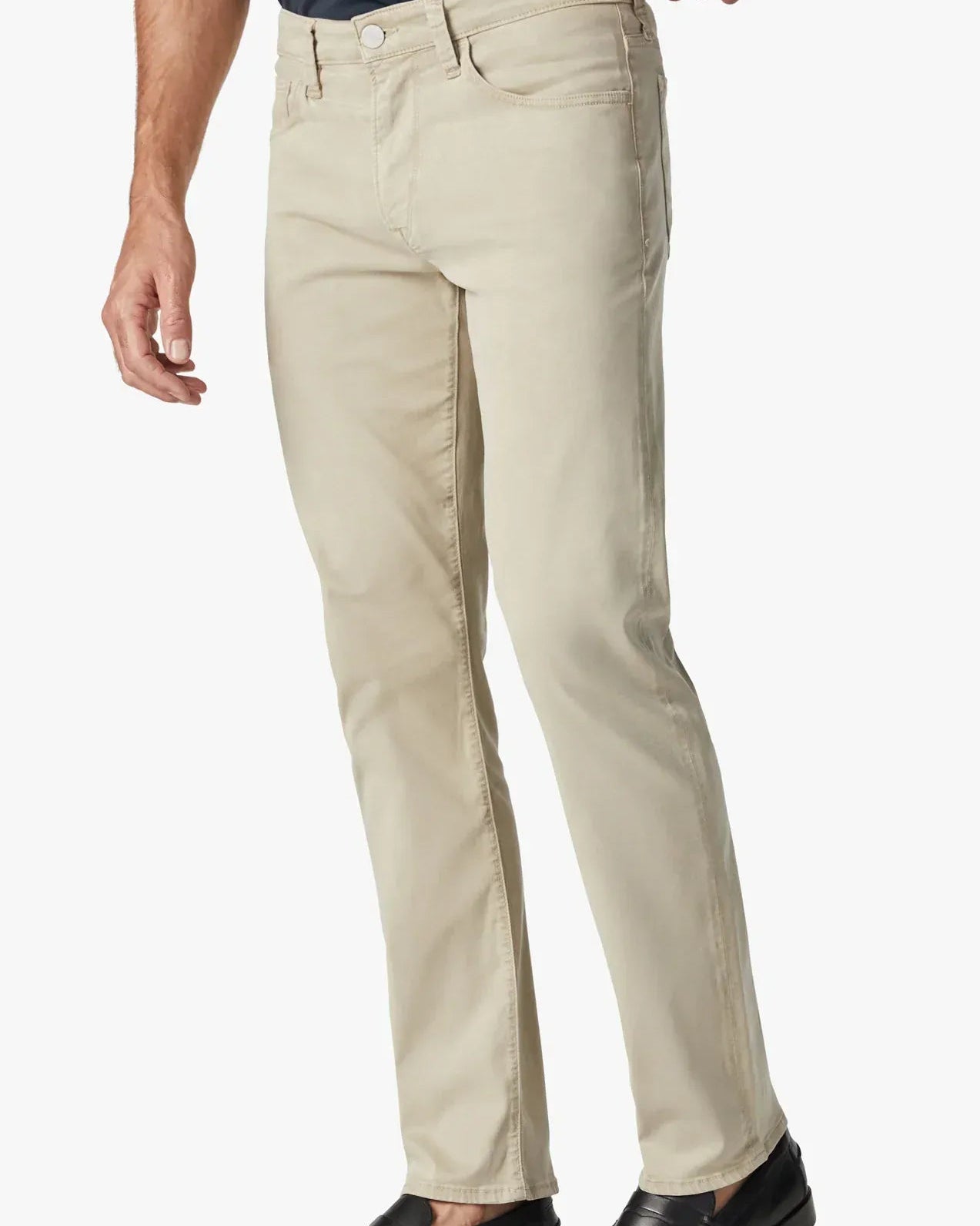 34 Heritage 5-Pockets Courage Straight Leg Pants In Aluminum Twill