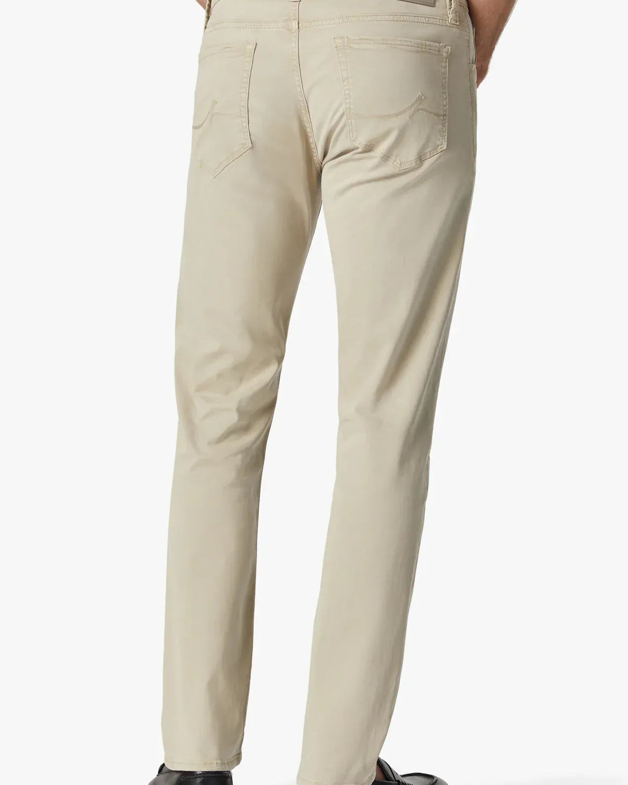 34 Heritage 5-Pockets Courage Straight Leg Pants In Aluminum Twill