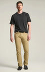 34 Heritage 5-Pockets Courage Straight Leg Pants in Beige Honeycomb