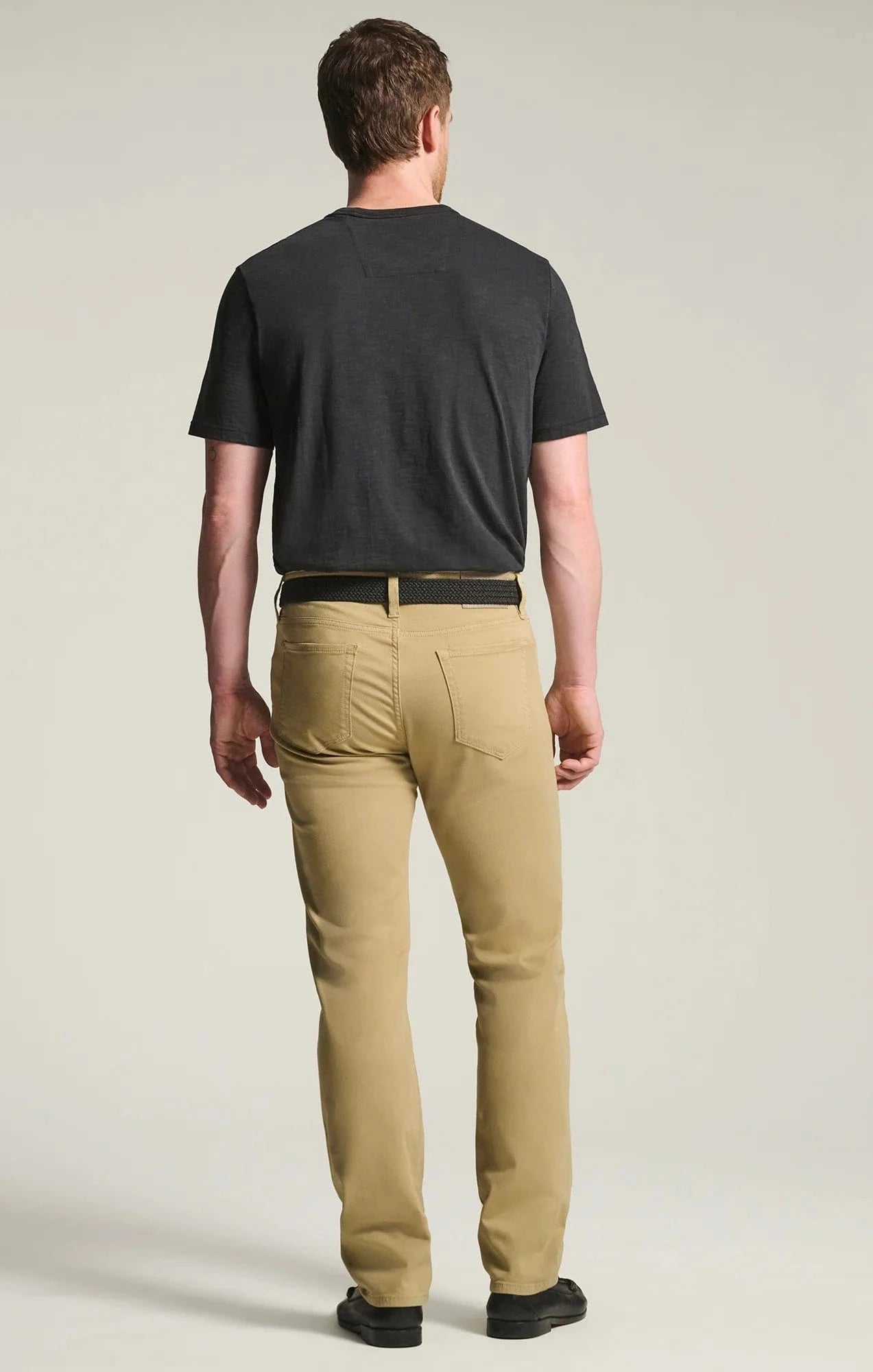 34 Heritage 5-Pockets Courage Straight Leg Pants in Beige Honeycomb
