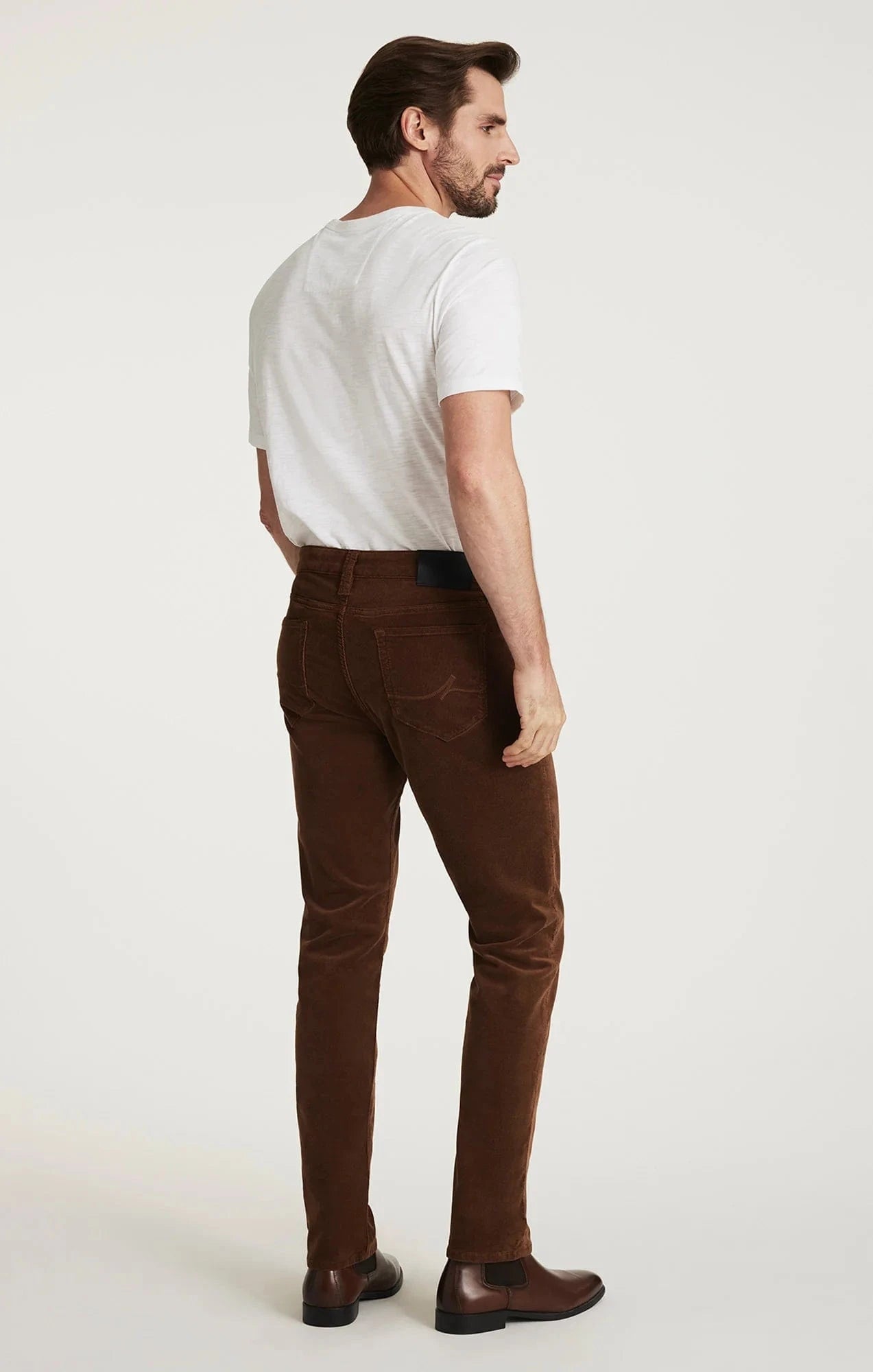 34 Heritage 5-Pockets Courage Straight Leg Pants in Bourbon Cord