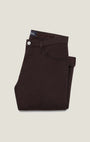 34 Heritage 5-Pockets Courage Straight Leg Pants in Burgundy Twill