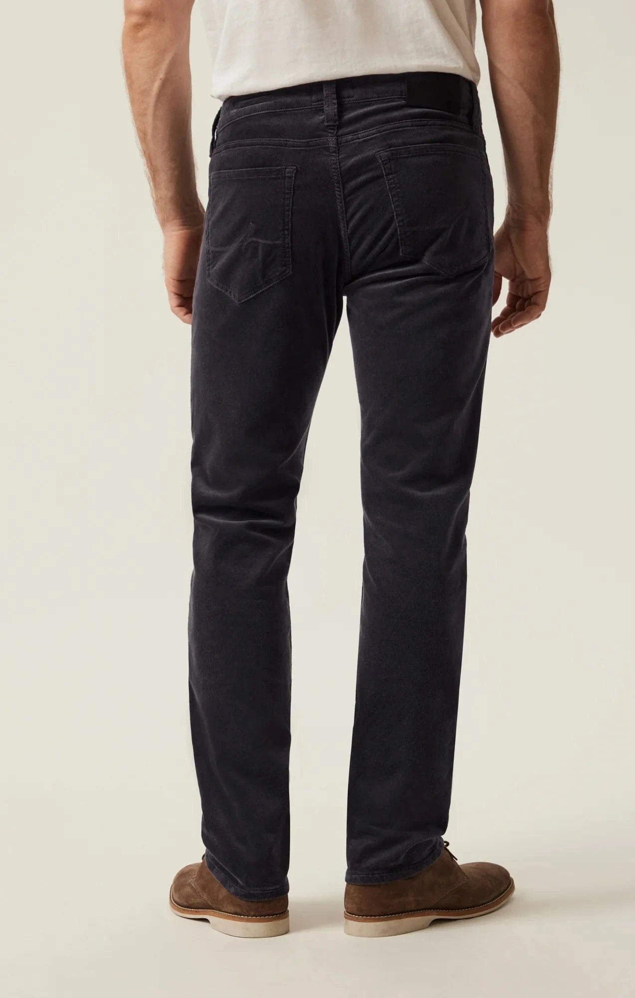 34 Heritage 5-Pockets Courage Straight Leg Pants in Charcoal Cord