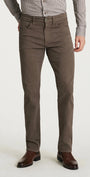 34 Heritage 5-Pockets Courage Straight Leg Pants in Coffee Diagonal