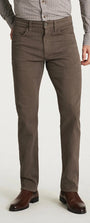 34 Heritage 5-Pockets Courage Straight Leg Pants in Coffee Diagonal