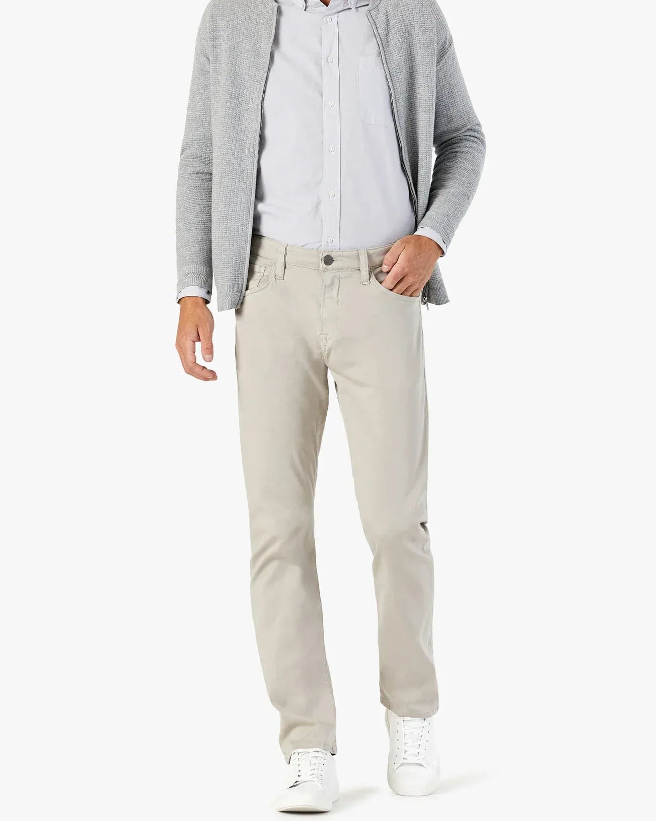 34 Heritage 5-Pockets Courage Straight Leg Pants In Dawn Twill