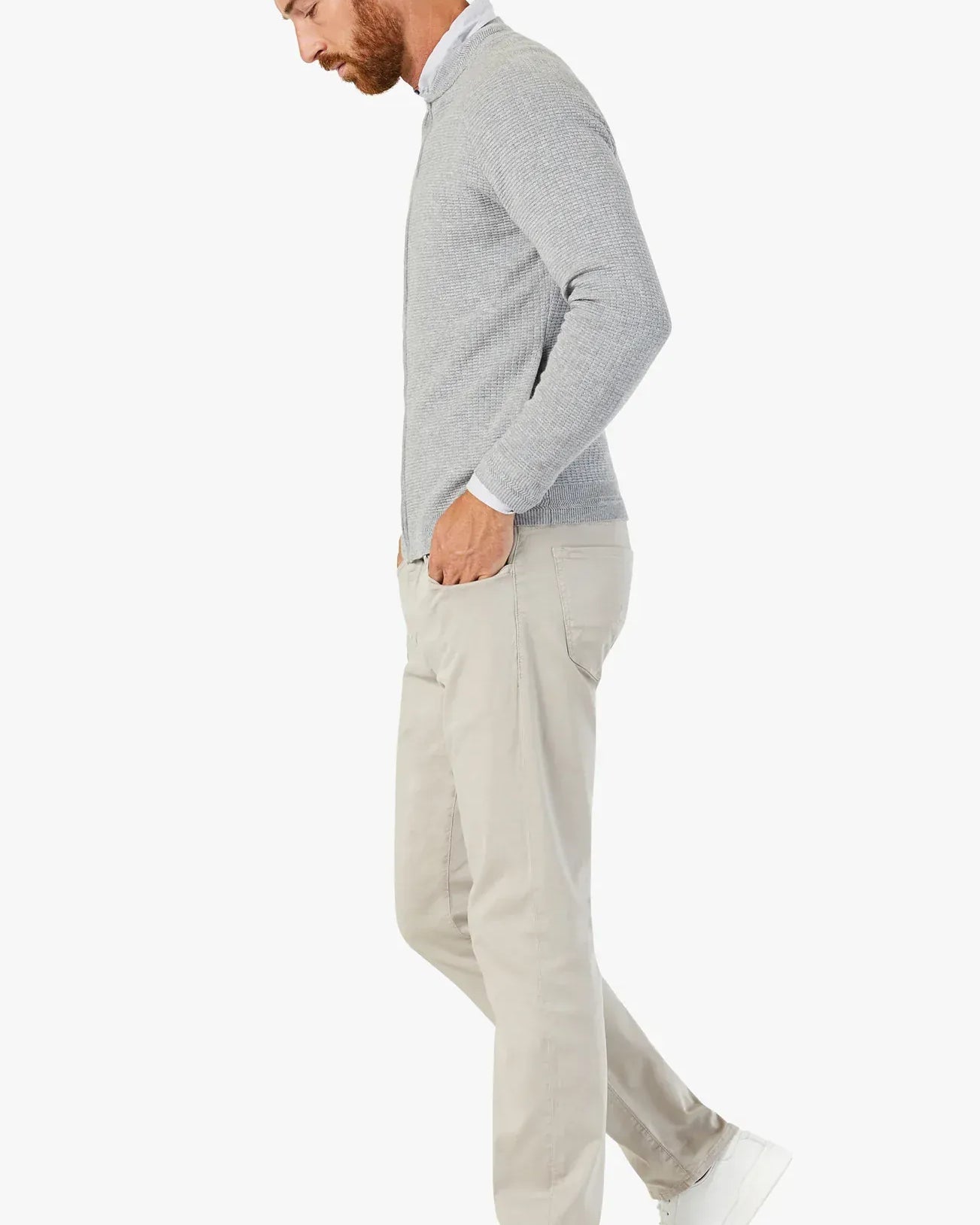 34 Heritage 5-Pockets Courage Straight Leg Pants In Dawn Twill