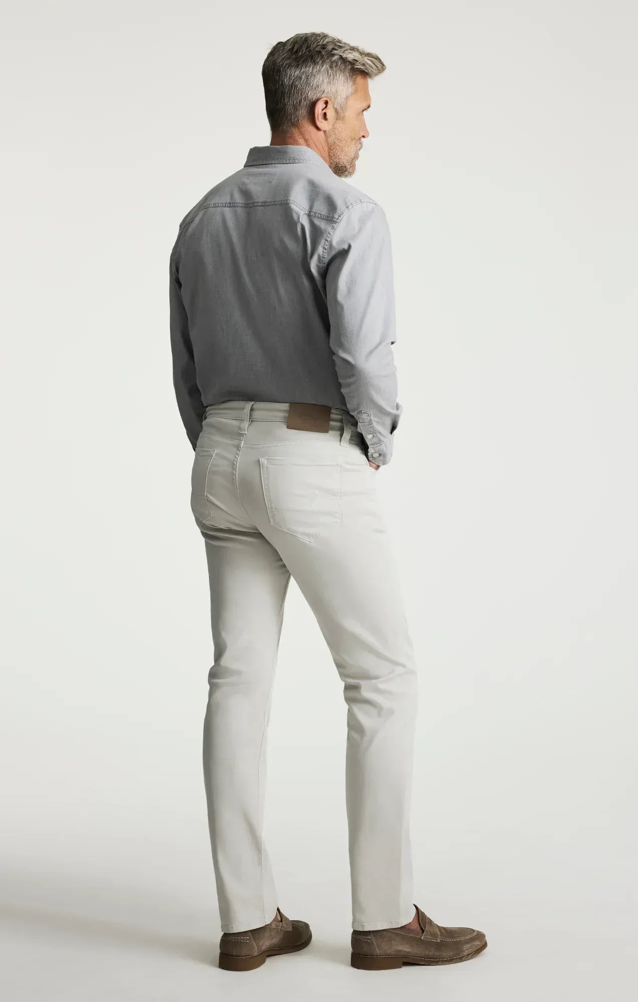 34 Heritage 5-Pockets Courage Straight Leg Pants In Glacier Twill
