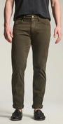 34 Heritage 5-Pockets Courage Straight Leg Pants in Green Cactus Twill