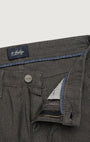 34 Heritage 5-Pockets Courage Straight Leg Pants in Grey Herringbone