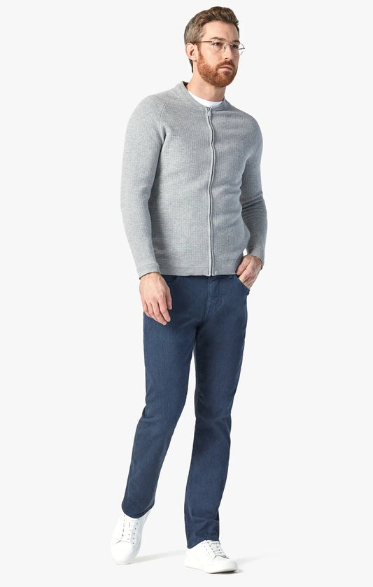 34 Heritage 5-Pockets Courage Straight Leg Pants In Insignia Blue Diagonal