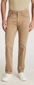34 Heritage 5-Pockets Courage Straight Leg Pants In Khaki Twill