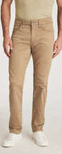 34 Heritage 5-Pockets Courage Straight Leg Pants In Khaki Twill