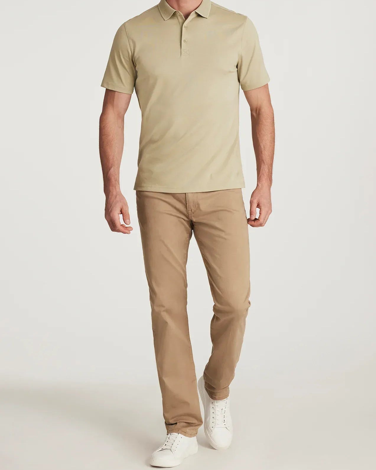 34 Heritage 5-Pockets Courage Straight Leg Pants In Khaki Twill