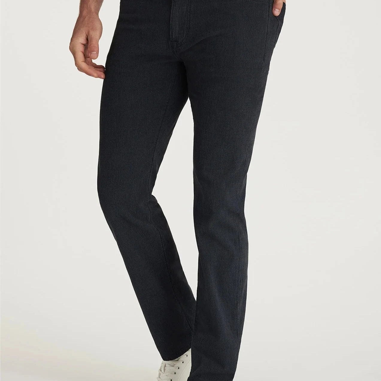 34 Heritage 5-Pockets Courage Straight Leg Pants in Navy Herringbone