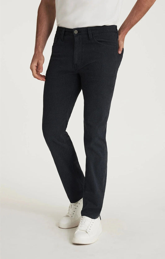 34 Heritage 5-Pockets Courage Straight Leg Pants in Navy Herringbone