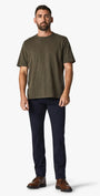 34 Heritage 5-Pockets Courage Straight Leg Pants in Navy Twill