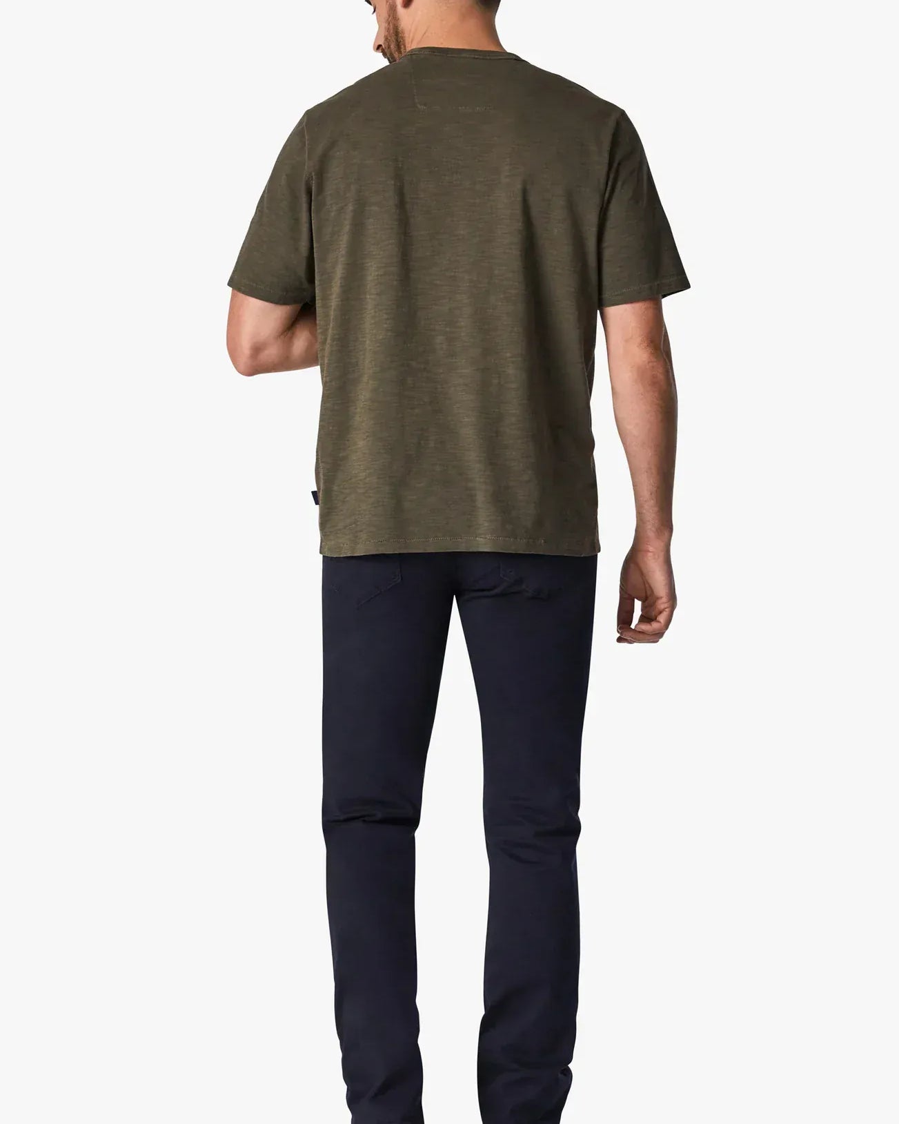 34 Heritage 5-Pockets Courage Straight Leg Pants in Navy Twill