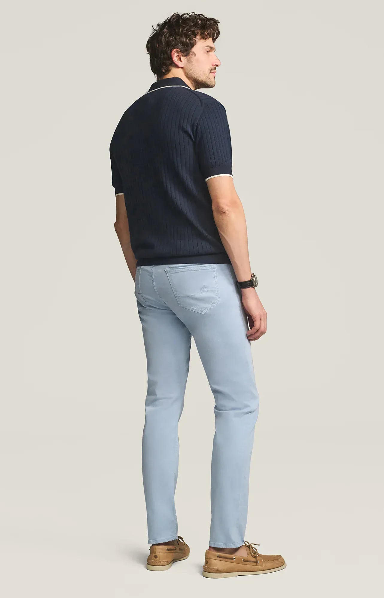 34 Heritage 5-Pockets Courage Straight Leg Pants in Sky Twill