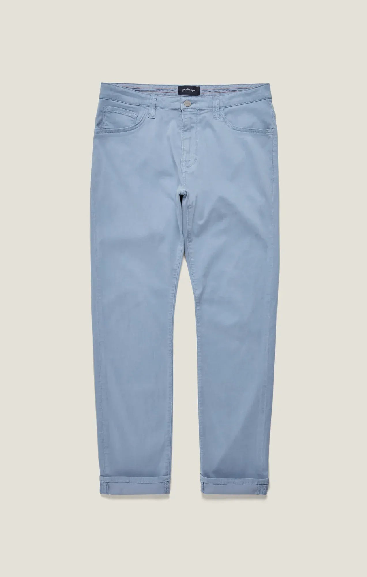 34 Heritage 5-Pockets Courage Straight Leg Pants in Sky Twill