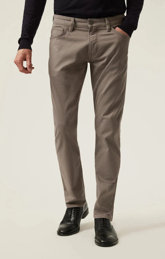 34 Heritage 5-Pockets Courage Straight Leg Pants in Taupe Coolmax