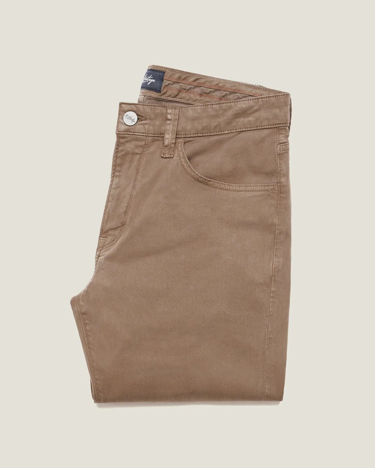 34 Heritage 5-Pockets Courage Straight Leg Pants in Timber Twill