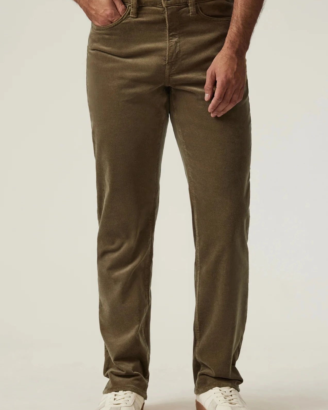 34 Heritage 5-Pockets Courage Straight Leg Pants in Tobacco Cord