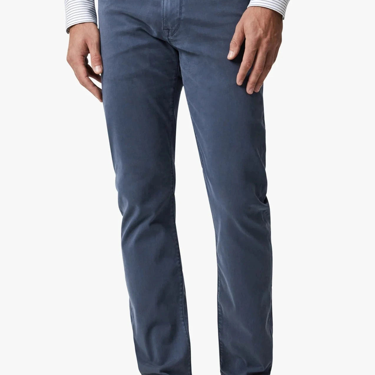 34 Heritage 5-Pockets Dark Denim Twill / 30x30 Courage Straight Leg Pants In Dark Denim Twill