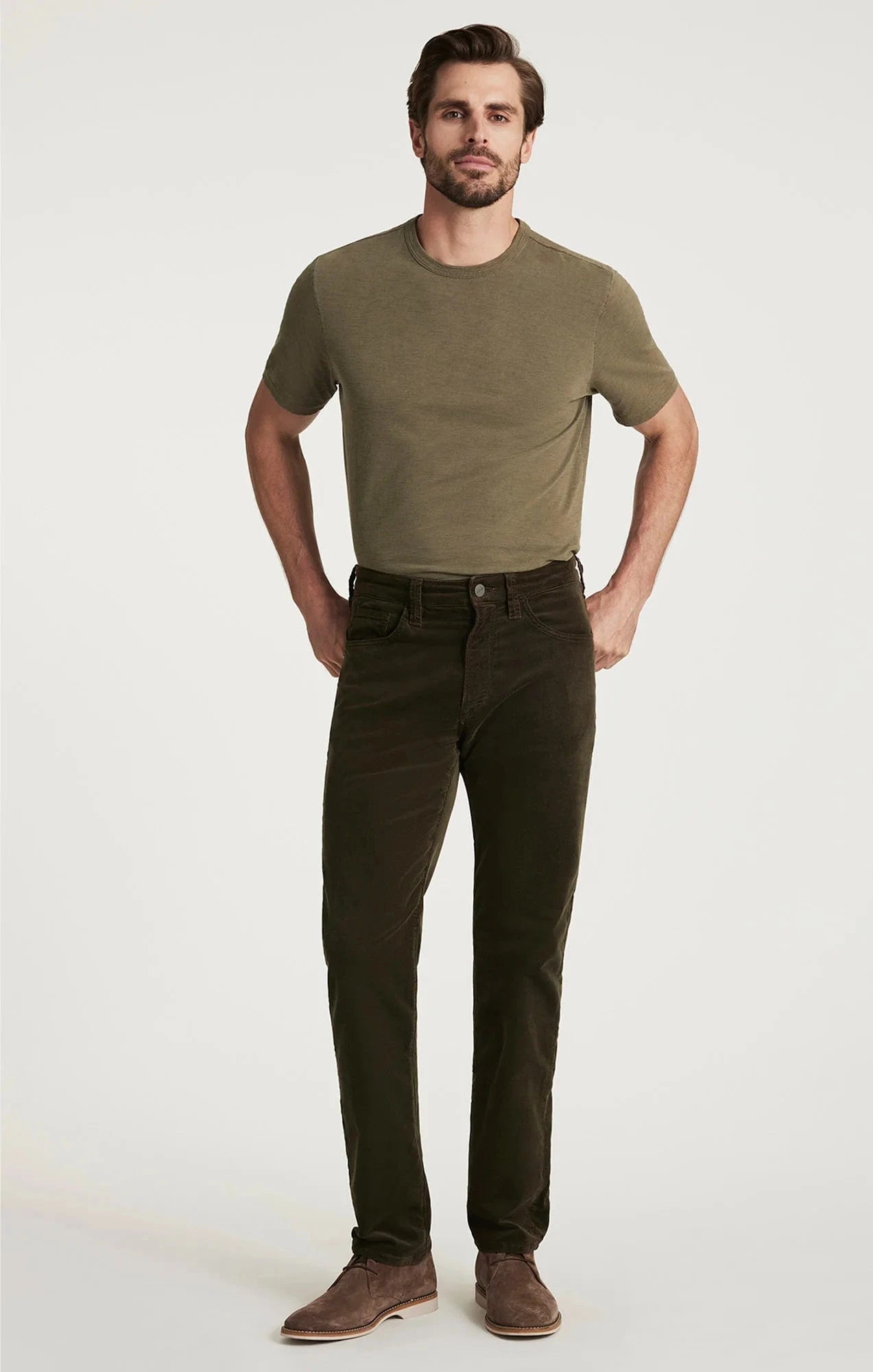 34 Heritage 5-Pockets FERN CORD / 31X30 Courage Straight Leg Pants in Fern Cord