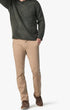 34 Heritage Chinos Charisma Relaxed Straight Chino In Khaki Twill