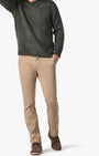 34 Heritage Chinos Charisma Relaxed Straight Chino In Khaki Twill