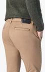34 Heritage Chinos Charisma Relaxed Straight Chino In Khaki Twill