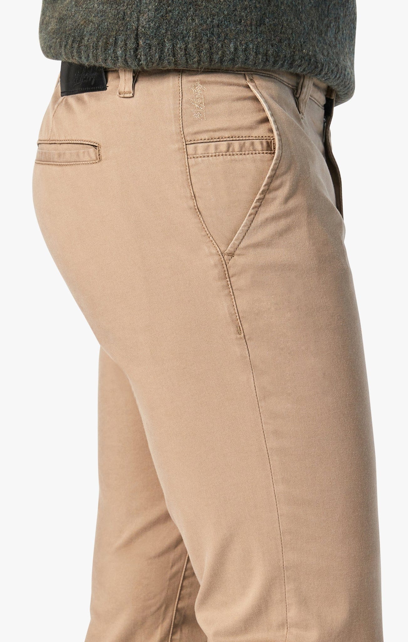 34 Heritage Chinos Charisma Relaxed Straight Chino In Khaki Twill