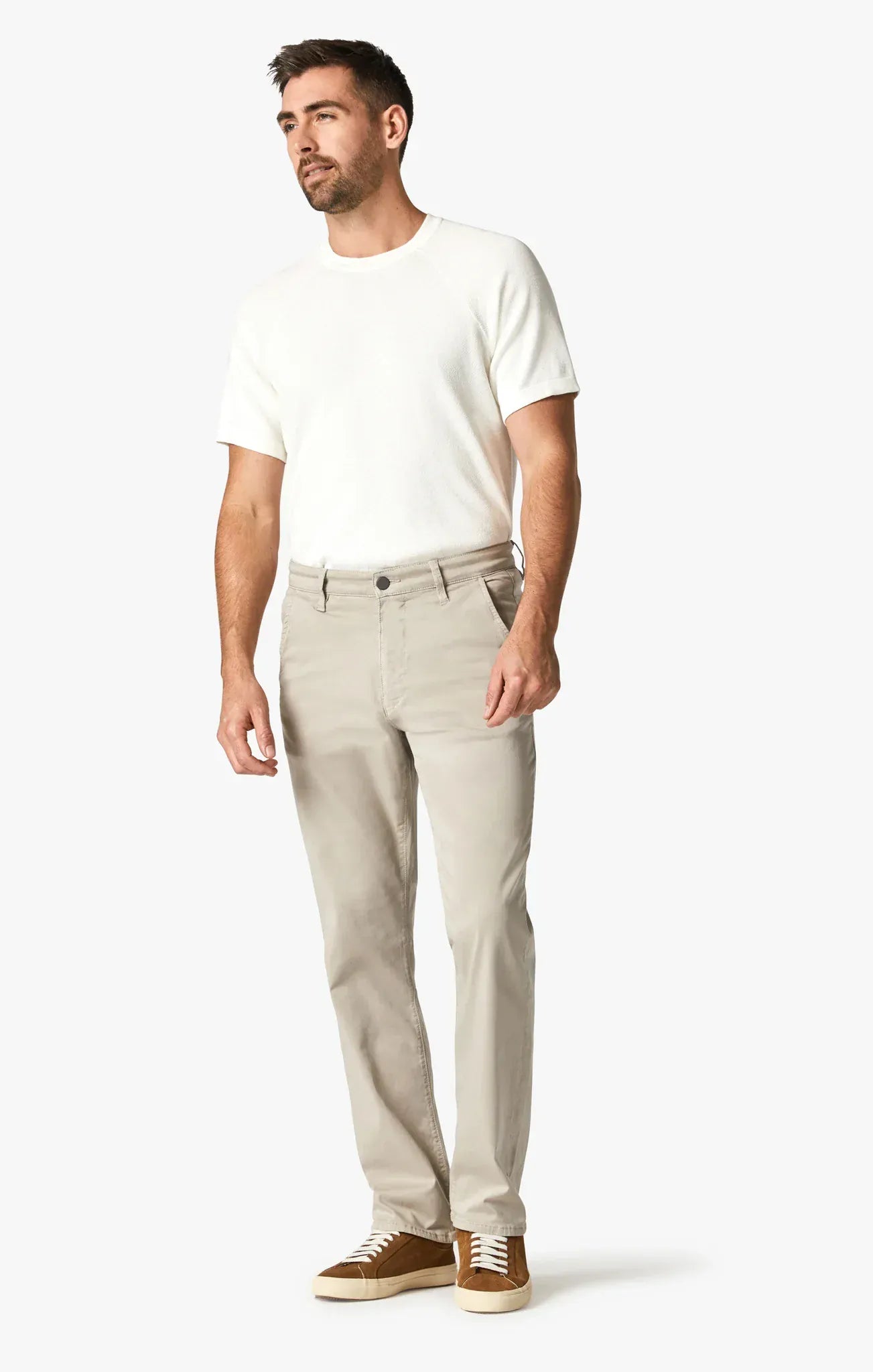 34 Heritage Chinos Charisma Relaxed Straight Chino Pants In Dawn Twill