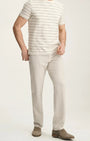 34 Heritage Chinos Charisma Relaxed Straight Pants In Stone Seersucker