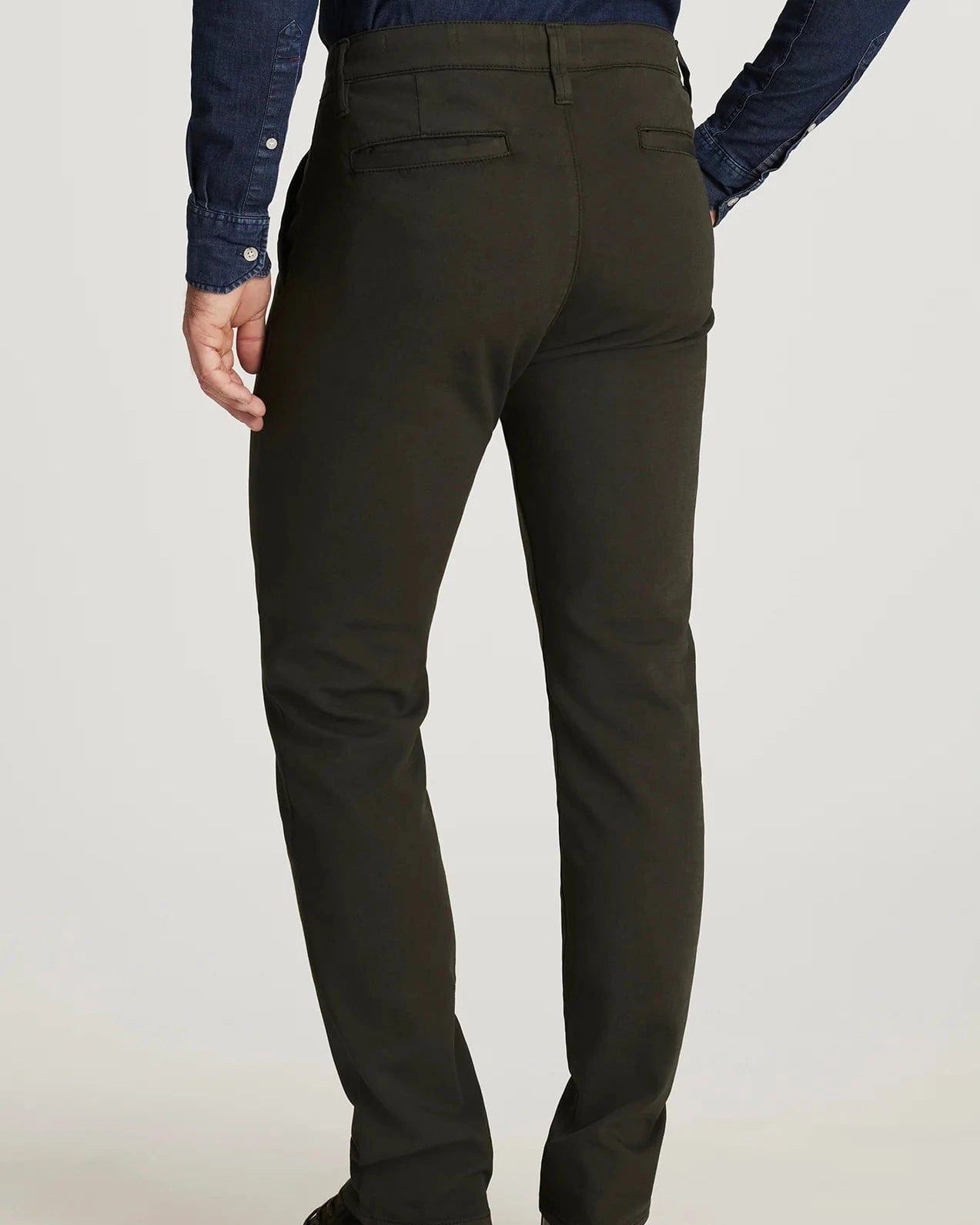 34 Heritage Chinos Verona Slim Leg Chinos in Dark Olive High Flyer