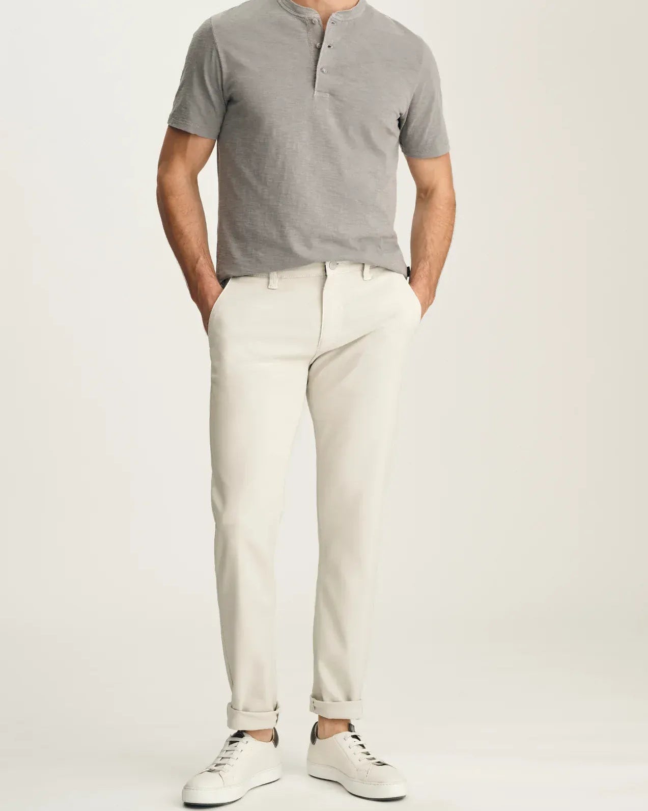 34 Heritage Chinos Verona Straight Leg Chino Pants In Glacier High Flyer