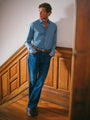 34 Heritage Denim Cash Bootcut Jeans in Dark Brushed Vintage