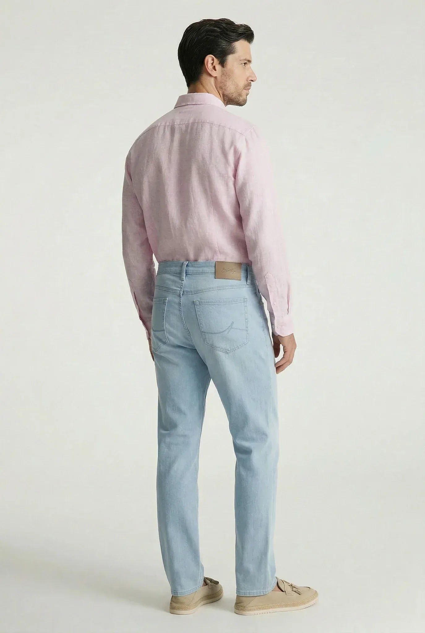 34 Heritage Denim Charisma Relaxed Straight Jeans In Bleach Kona