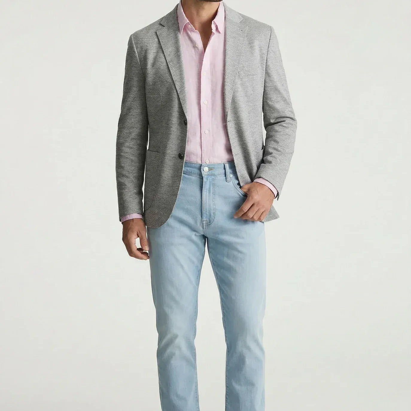 34 Heritage Denim Charisma Relaxed Straight Jeans In Bleach Kona