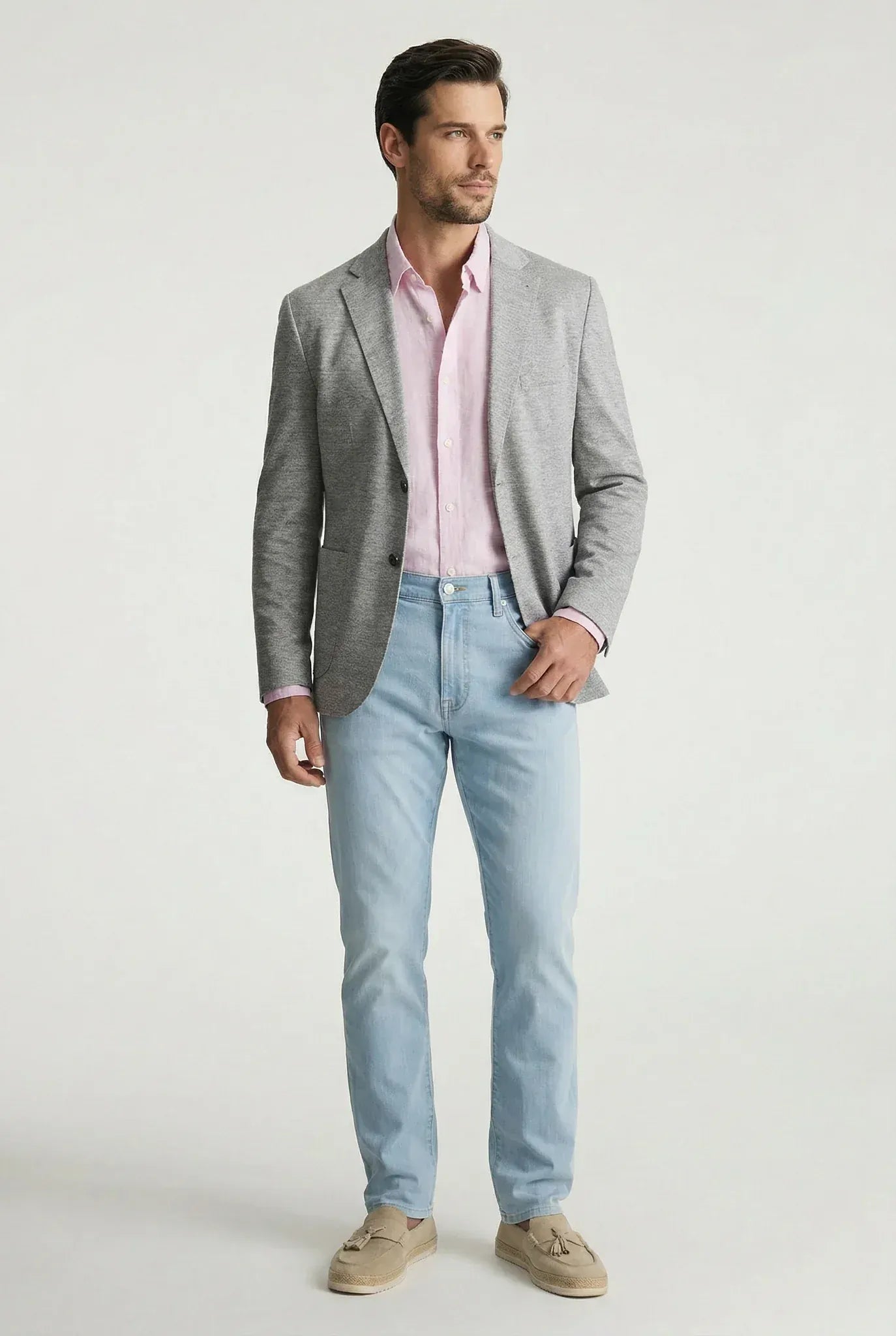 34 Heritage Denim Charisma Relaxed Straight Jeans In Bleach Kona