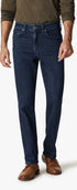 34 Heritage Denim Charisma Relaxed Straight Jeans In Dark Midnight Brushed Urban