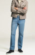 34 Heritage Denim Charisma Relaxed Straight Jeans in Mid Blue Kona