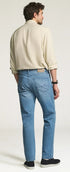 34 Heritage Denim Charisma Relaxed Straight Jeans in Mid Blue Kona