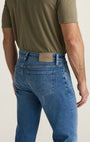 34 Heritage Denim Courage Straight Leg Jeans in Light Brushed Aerodenim