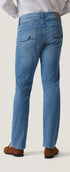 34 Heritage Denim Courage Straight Leg Jeans in Mid Blue Kona